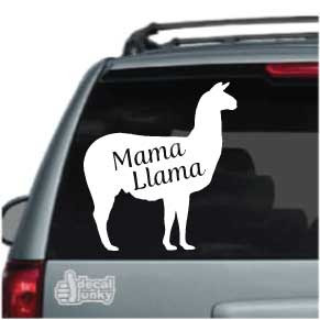 Mama Llama Car Decals